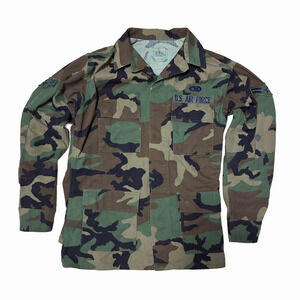 U.S. Air Force Camo Jacket Size Medium Navy